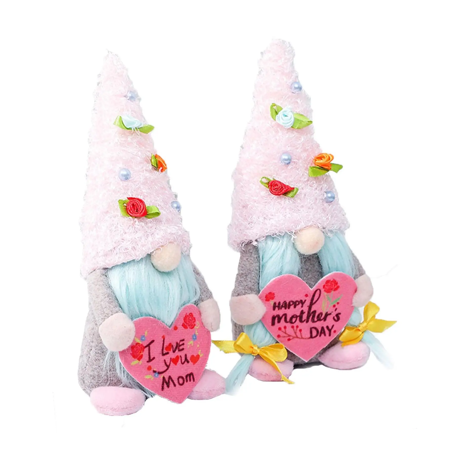 Santa's Workshop, Inc. S/2 9" Mother's Day Gnome