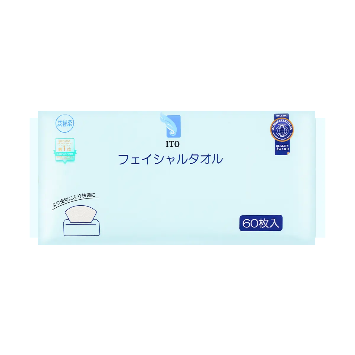 ITO Face towel 60 pieces - disposable face towel ITO Face towel 60 pieces - disposable face towel