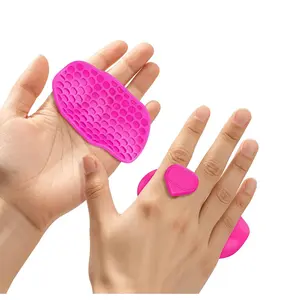 Heavy-Duty Silicone Anti-Slip pretty Hand Grip Strengthener, Comfort Non-Slip Support for Weightlifting Gym Lifting Exercise Essentials – 2 Pairs