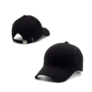 Plain Men's and Women's Baseball Cap Strapback in Polyester Material