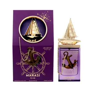 Arabiyat Prestige Marasi For Her Eau de Parfum 3.4 oz | Sweet Fruity Gourmand Perfume with Mango, Raspberry, Cotton Candy & Vanilla | Long-Lasting Women's Fragrance