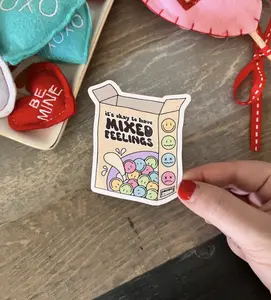 Funny Positive Affirmation Sticker - Humor Stickers for Mental Health - Ideal for Kindle & Laptop - Playful Design for Positive Thoughts, Decorative