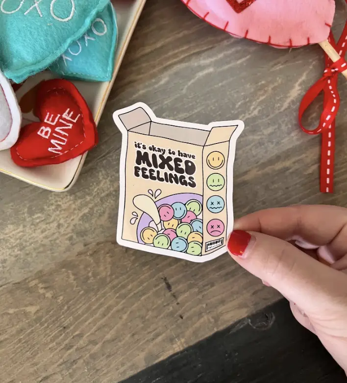 Funny Positive Affirmation Sticker - Humor Stickers for Mental Health - Ideal for Kindle & Laptop - Playful Design for Positive Thoughts, Decorative
