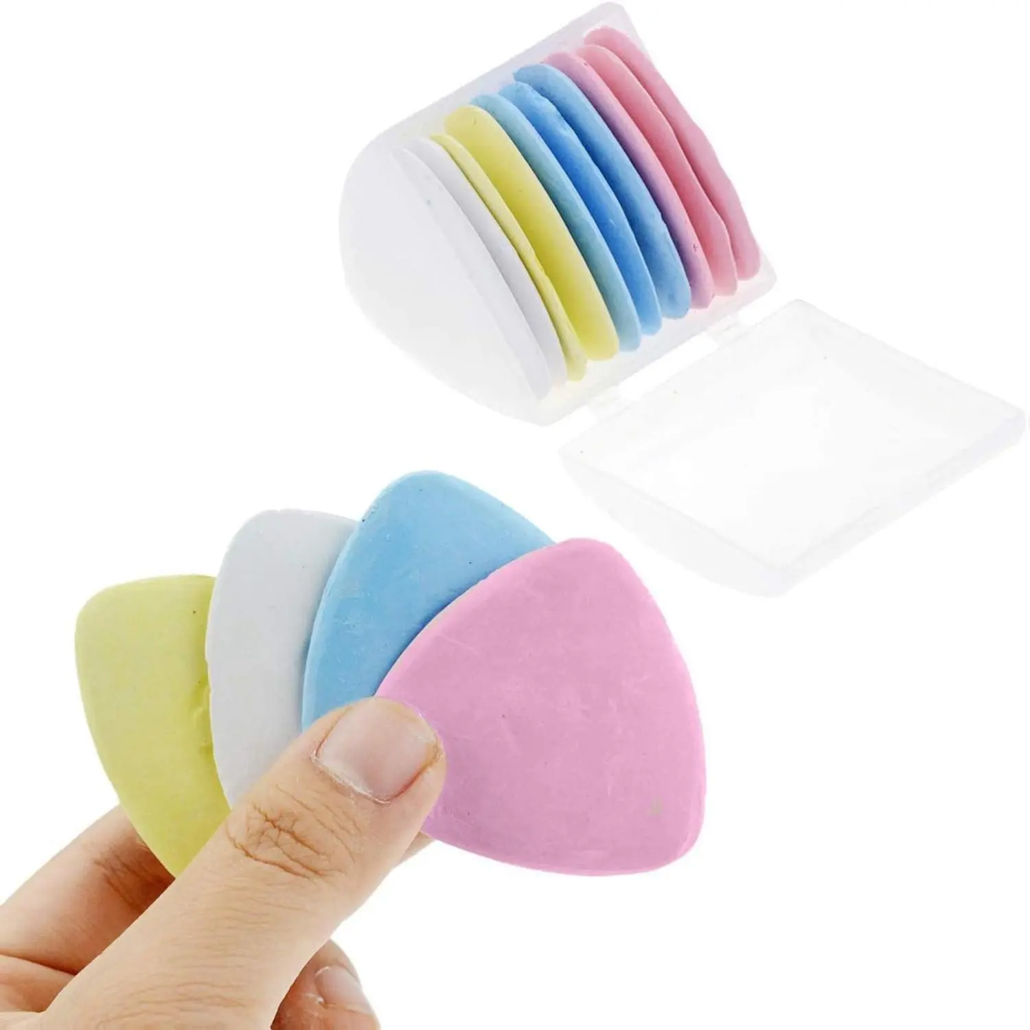 10Pcs Colorful Chisel Chalk Sewing Products - Portable Fabric Marking Tools, Easy-Removal Quilting & Adults' Tailoring Essentials, Sewing Accessories