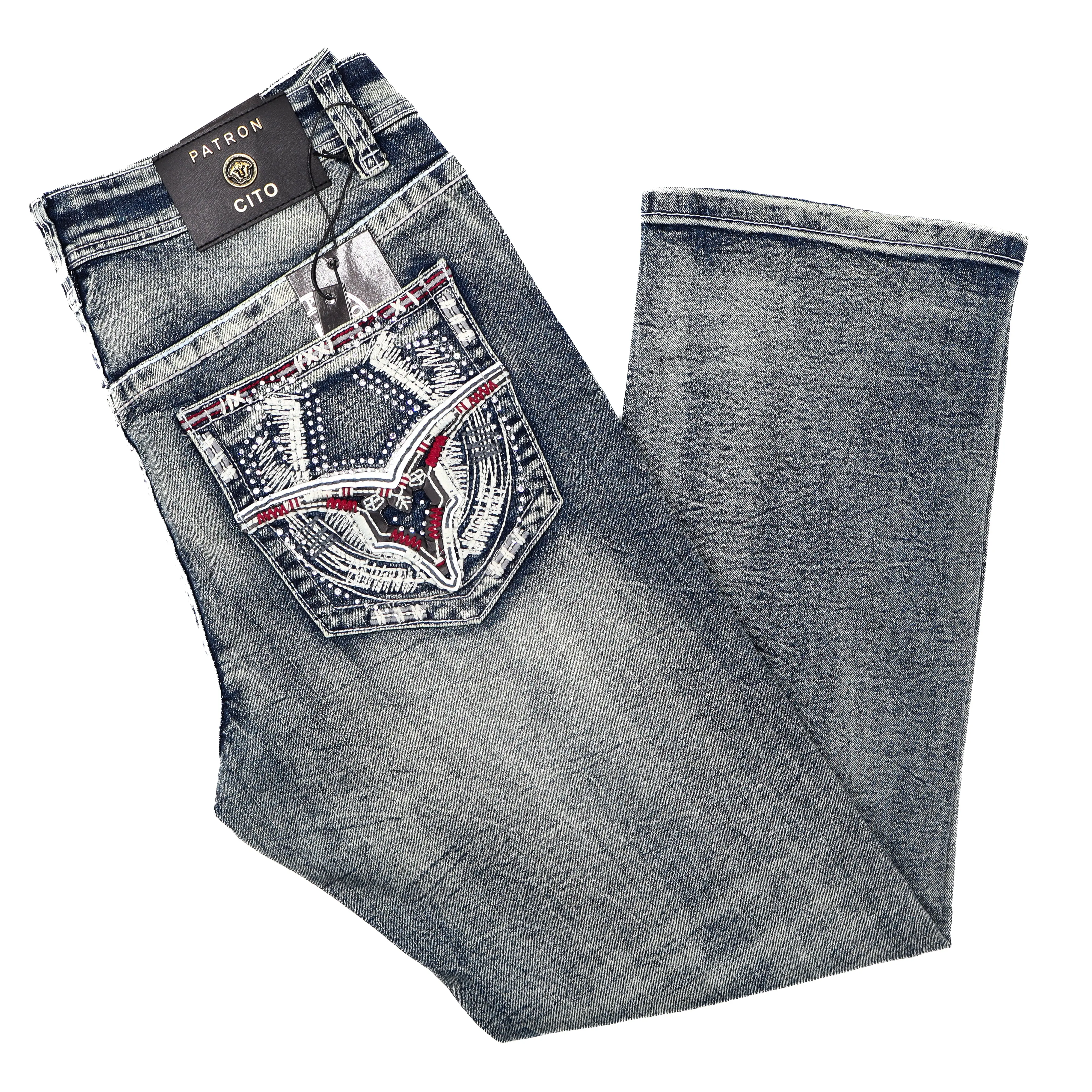 Pantalon Vaquero - Diseño de cuernos 