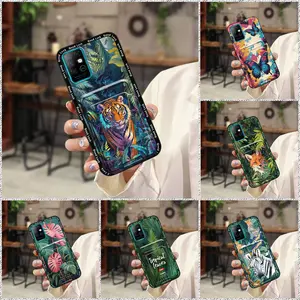Cover Soft case Phone Case For Infinix X692/Note8 Full wrap Anti-dust protective Cartoon Dirt-resistant Back Cover Durable Fashion Design Anti-knock Graffiti TPU Card sleeve Cute