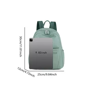 minimalist backpack, casual and versatile backpack, solid color texture, suitable for daily commuting and travel scenarios