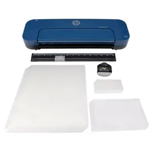 HP 12" Laminator with Starter Kit, Trimmer, Corner Cutter
