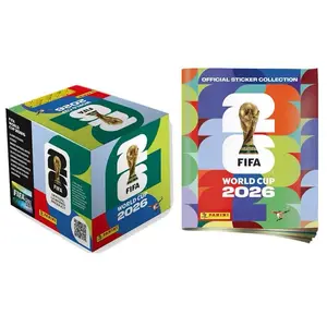 International Soccer Sticker Pack Bundle with Soft Cover Album for Fans