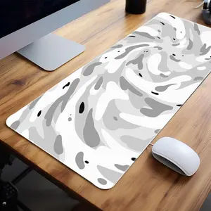 Abstract Swirl Pattern Mouse Pad, 1 Count Non-slip Mousepad, Laptop Computer Keyboard Mat, Desk Mat for Office Home Room, Summer Gift, Office Accessories, Corporate Work Desk Accessories