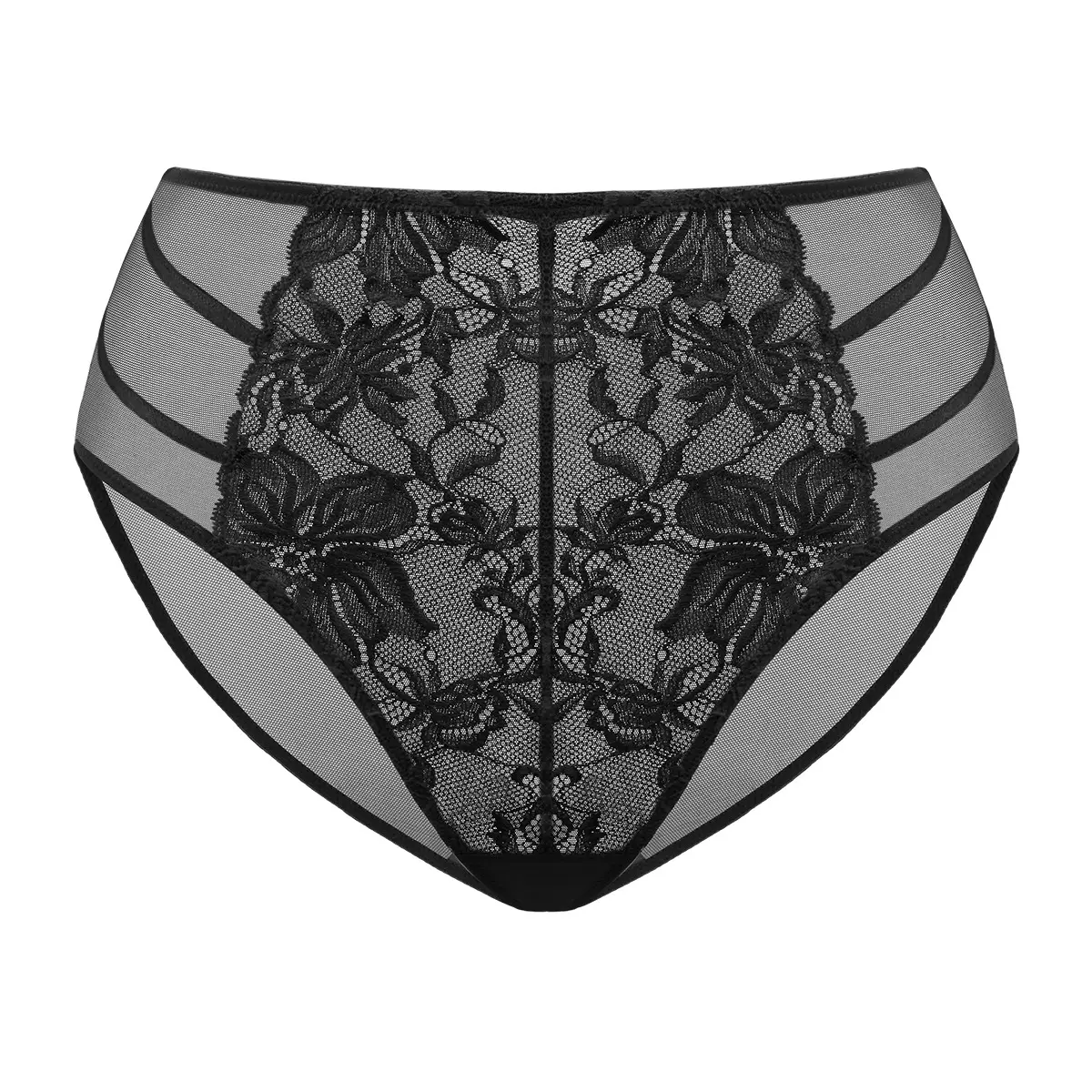 Pretty In Petals-High-Rise-Black