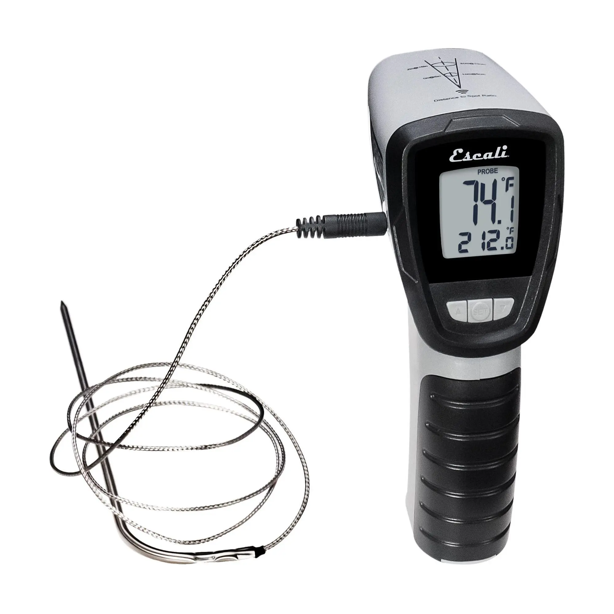 Escali SpotIR Infrared Surface & Probe  Digital Thermometer