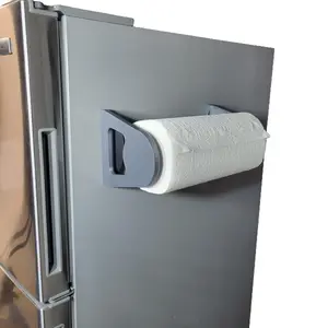 Magnetic Paper Towel Holder - Versatile Horizontal & Vertical Mount for Kitchen Garage or Office Bathroom Essentials Accessories Organizer Supplies