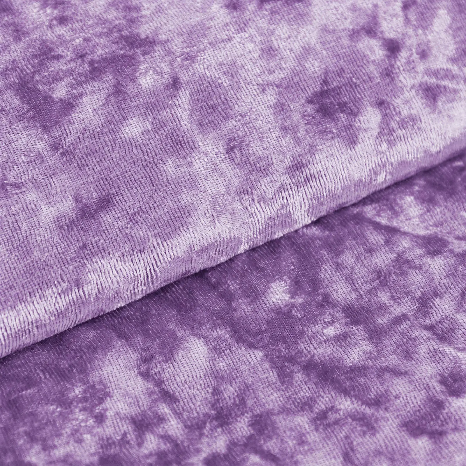 Lavender Lilac Crushed Velvet Fabric Bolt, DIY Craft Fabric Roll - 65"x5 Yards