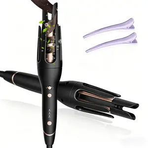 Automatic Curling Iron 1.25 Inch with 3 Heat Settings Dual Voltage Ceramic Auto Curler