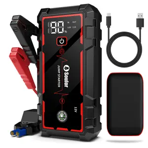 Soulor CY20 PLUS Portable Car Jump Starter 8000mAh 12V Battery Booster Power Bank with LED Emergency Light USB Type-C Fast Charging for Cars SUVs Trucks Motorcycles
