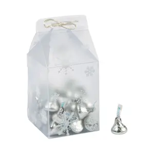 White Vellum Snowflake Treat Boxes - 6 Pc.