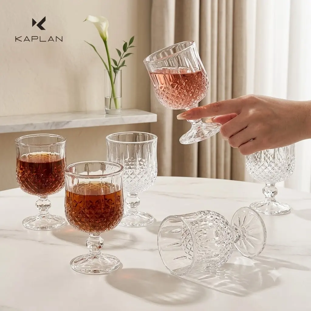 6pcs Red Wine Glasses, Tall Glasses, Champagne Glasses, Whiskey Glasses, Suitable for Families, Bars, Wine Cabinets, Business Banquets, Family Gatherings, And Party Events. It Is Also a Good Choice for Gift Giving