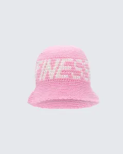 Gem Pink Crochet Bucket Hat