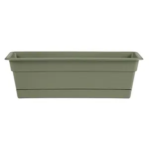 Bloem Indoor/Outdoor Plastic Dura Cotta Window Box Planter