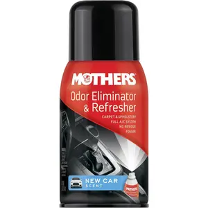 Odor Eliminator & Refresher, New Car Scent, 2 oz. Aerosol – Whole-Car Fogger Neutralizes Smoke, Pet, Food & Mildew Odors with CMM ®   Technology, Freshens Cabin & Vent Ducts (06811)