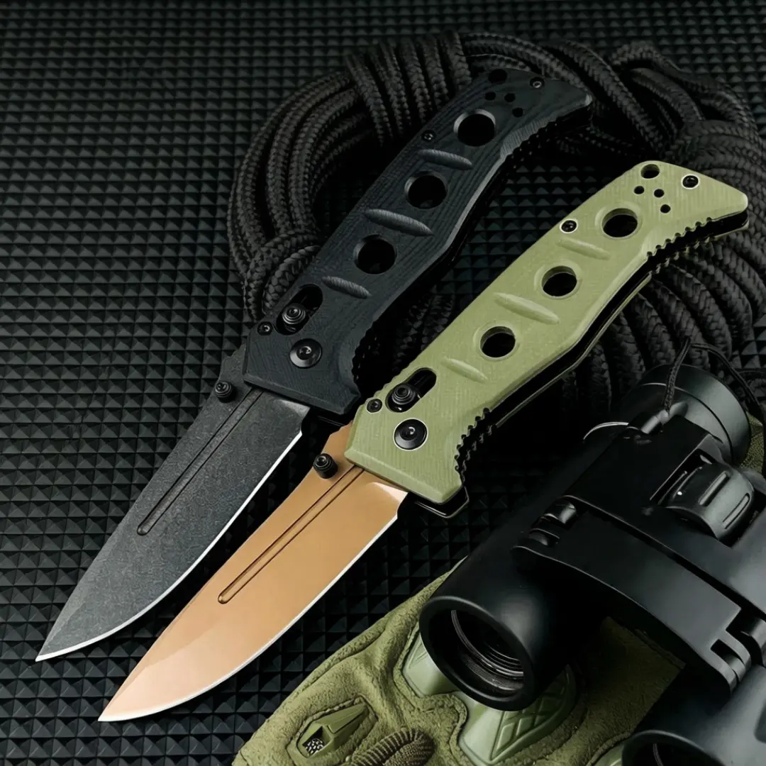 H273 Compact Tactical EDC Multi-Use Knife - Multitask Blade with EDC Shape, Extremely Sharp Kitchenware Tool for Camping, Campfire/BBQ Party, Ideal Gift for Couples, Multi Use Knives