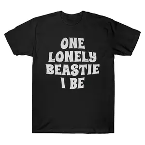 Oversized  One Lonely Beastie I Be Hip-Hop T-Shirt Streetwear Holiday Wear y2k cotton fashion Streetwear Lover Gift Top Trending