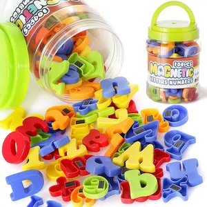 104 PCS Magnetic Alphabet Letters & Numbers Set for Toddlers ABC 123 Fridge Magnets Early Learning Preschool Educational Toys Montessori Gift for Kids Parents Teachers