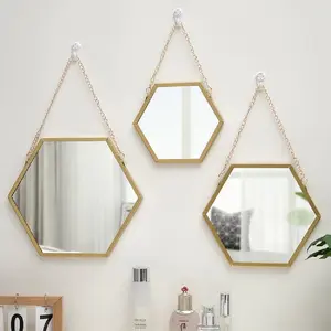 Hanging Hexagon Mirror Hanging Hexagon Mirror