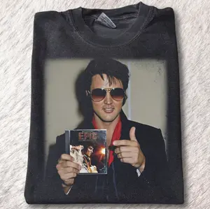 Elvis EP Comfort Colors T-Shirt, Retro 90S King Of Rock  Vintage Shirt, Gift For Women and Man Unisex Womenswear Streetwear Top
