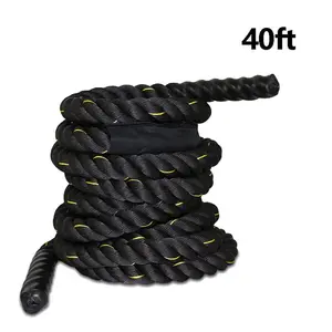ZENY 1.5 Width 40ft Home Fitness Battle Rope Exercise Workout Training 100% Dacron