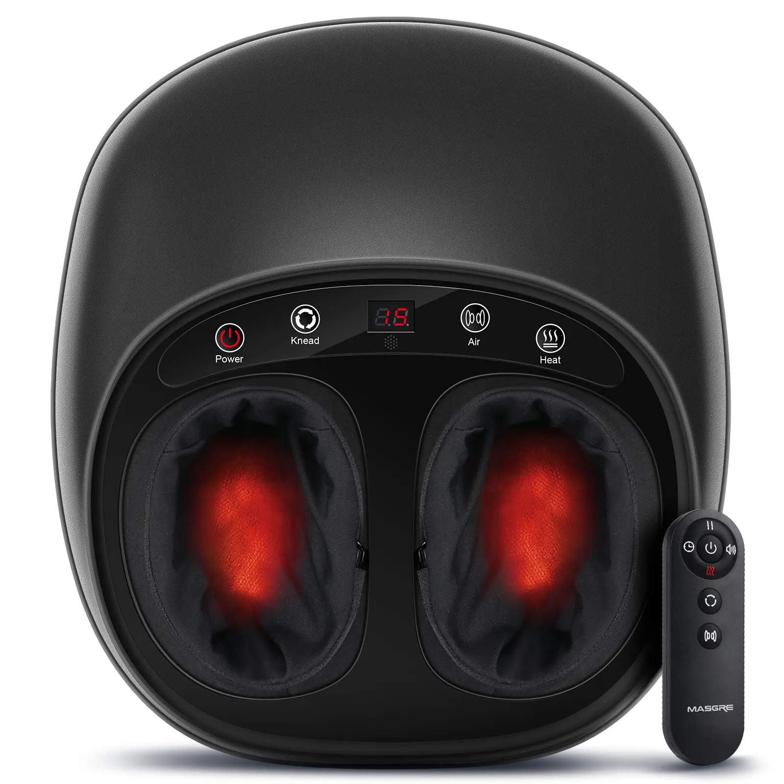 Shiatsu Foot Massager with Heat – Deep Kneading for Tired Feet & Relaxation, Remote Control, Gifts for Women Men, Adjustable, Daily