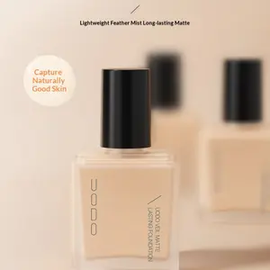 UODO Liquid F foundation 8g，Long-Lasting Waterproof Bb Cream, Brightening Concealer for Dry & Oily Skin, Non-Shedding Formula, Sample Size, Authentic Quality