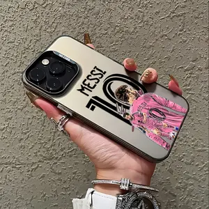 Fashionable Soccer Player Number 10 - M. Messi - Phone Case Compatible with for iphone 16, 15, 14, 13, 12, 11 Pro Max, X, XR, XS Max, 8, 7 Plus, Featuring a Shockproof Matte Back.