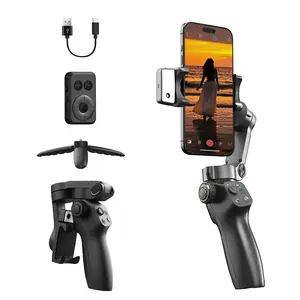 FUNSNAP CM8 Gimbal Stabilizer for iPhone Android with AI Tracker, 3-Axis Phone Gimbal with Remote Control Portable Foldable, Phone Stabilizer for Video Recording for Tiktok YouTube Vlog, Christmas gift