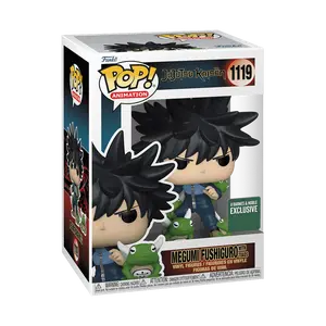 Funko Pop! Jujutsu Kaisen - Megumi Fushiguro with Toads #1119 Exclusive (Sticker may vary) Collectible Pop Vinyl Figure