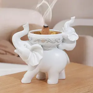 1 piece, Elephant Fragrance Holder, Incense Burner, for Scented Home Fragrance, Spa-Style Decorative Item, Yoga, Meditation, Home Decor, Room Decoration, Gift