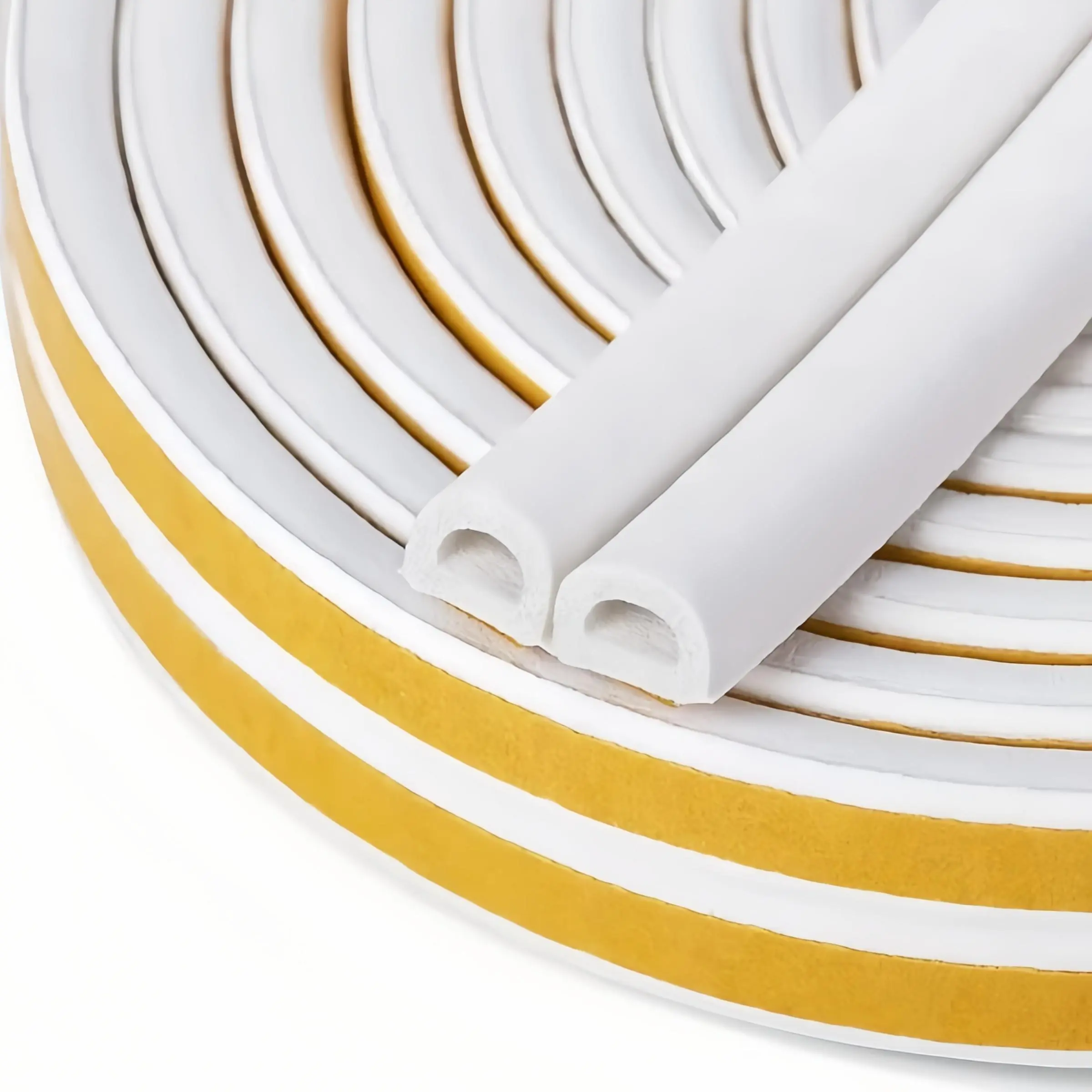 Self-Adhesive Foam Weather Stripping Seal Strip, Windproof Waterproof Noise Reduction Insulation Sound Insulation Heat Insulation Thermal Insulation Tape for Windows Doors Home Decoration