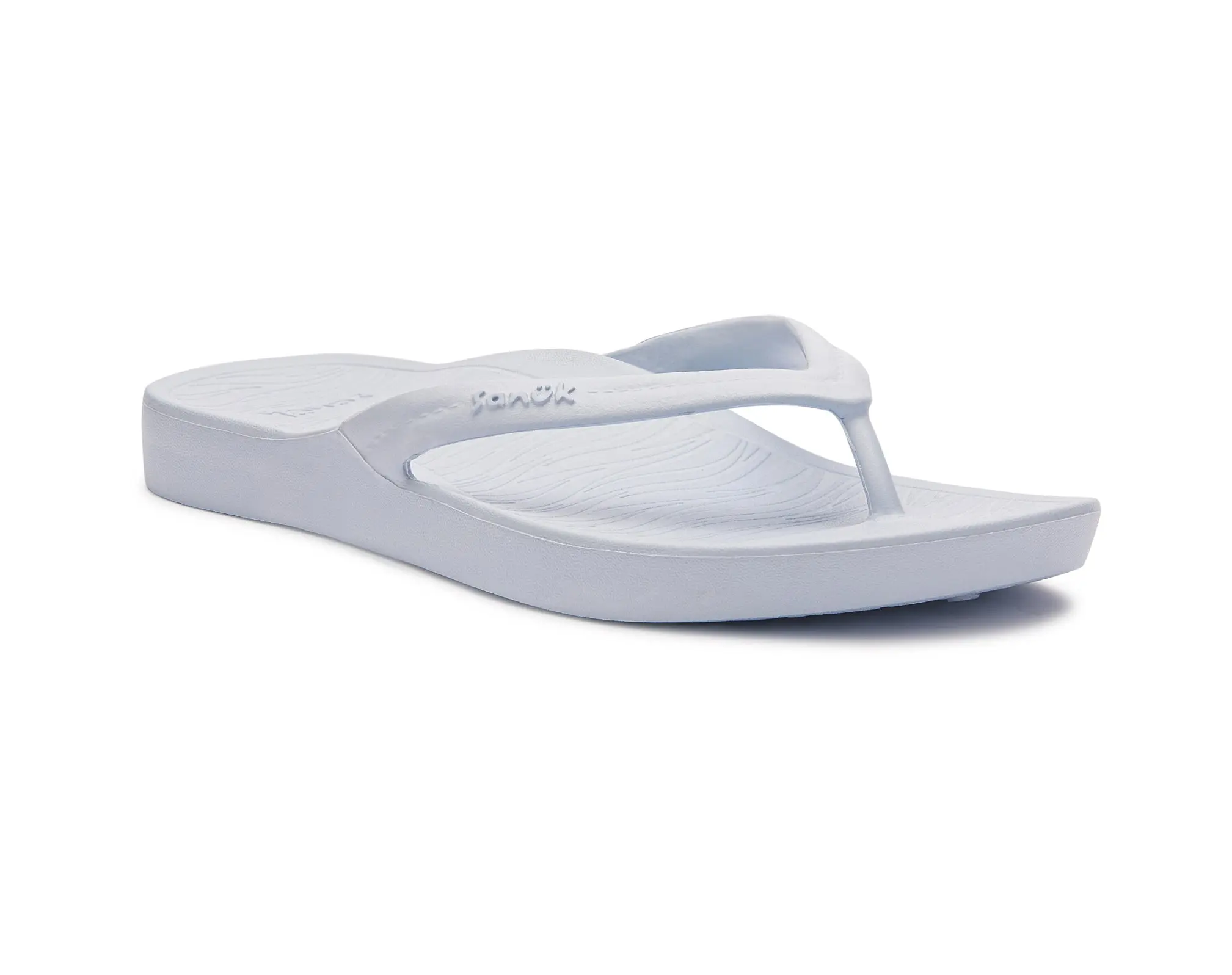 Sanuk Sanuk Palmer Women's’s Black Sandals – Water‑Friendly Flip Flops with Molded Arch Support