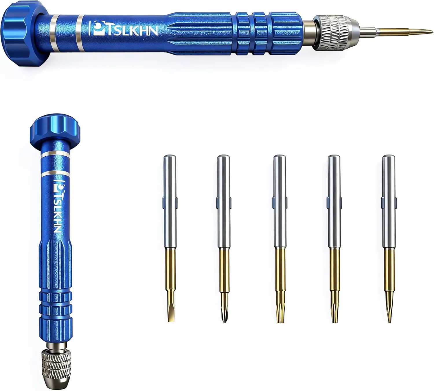 5-in-1 Multifunctional Small Screwdriver, S2 Steel Magnetic Screwdriver Kit for Eyeglass, Sunglasses, Electronics, Cellphone, Jewelry and More