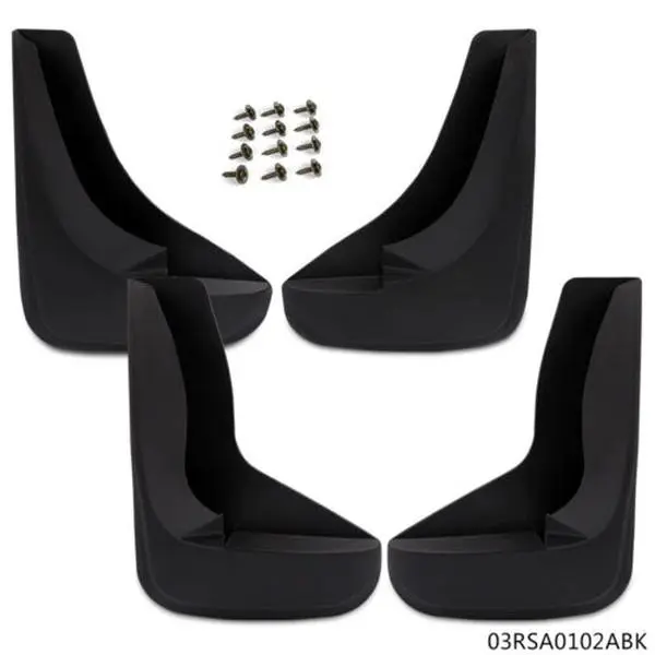 Front Rear Fit For Universal Car Splash Guards Mud Flaps Mudguard W/ Hardware G-PLUS