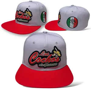 Mexico Los Cochos de Guerrero Embroidered Baseball Cap, Snapback, Flat Brim Flat Brimmed Cap Flat Bill Hat