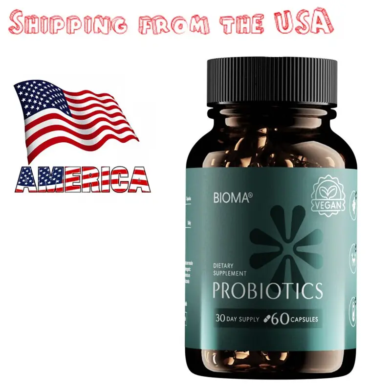 Bioma Probiotics Supplement - Digestive Health, Gut Health - 60 Capsules Bioma Probiotics Supplement - Digestive Health, Gut Health - 60 Capsules