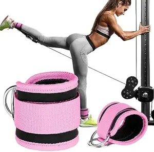 2 Counts Gym Ankle Straps, Fitness & Sports Ankle Strap for Leg & Glute TrainingProtective Gear for Women & Men, Exercise Equipment for Home & Gym
