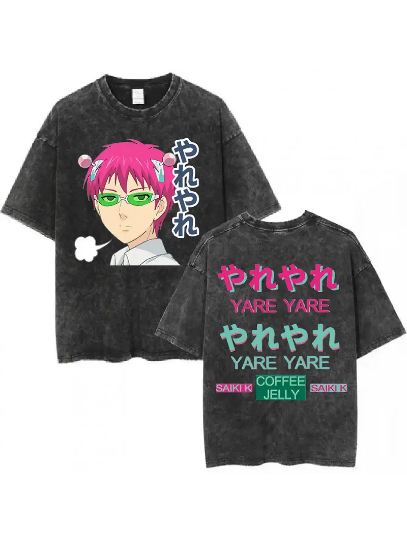Men's Anime Style Print Tshirt with Loose Fit, Distressed Streetwear Crewneck, Shortsleeve Medium Stretch Fabric, Top, Casual, Casual T-Shirts, Funny Vibes, Graphic Character Men's Short-Sleeve T-Shirts, Anime Art Style Men's Short-Sleeve T-Shirts