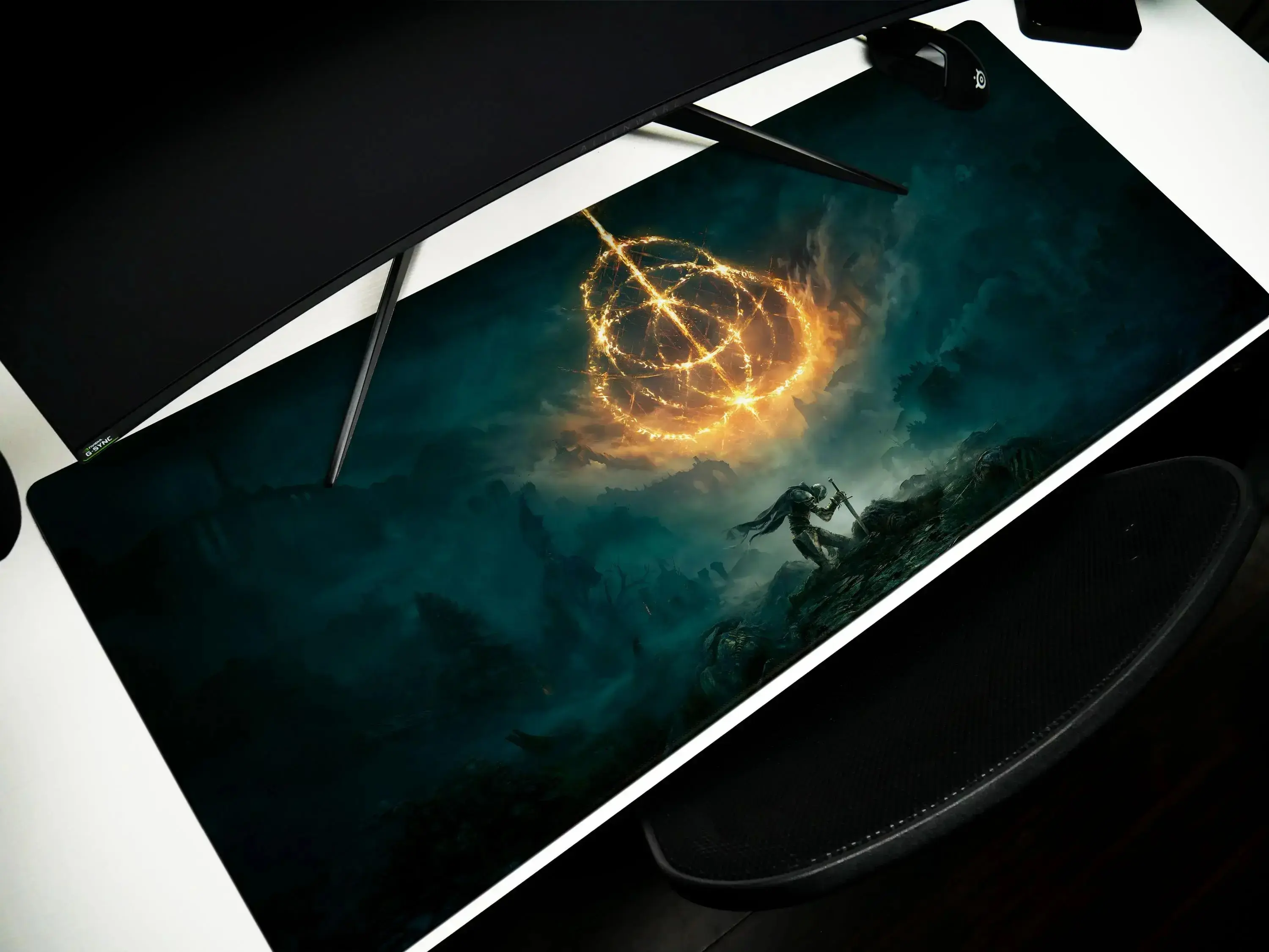 Godhand Anime Gaming Mousepad - Extra Large, Anti-Slip Rubber Base, Berserk Mousepad Design Extended Mousepad trackpad