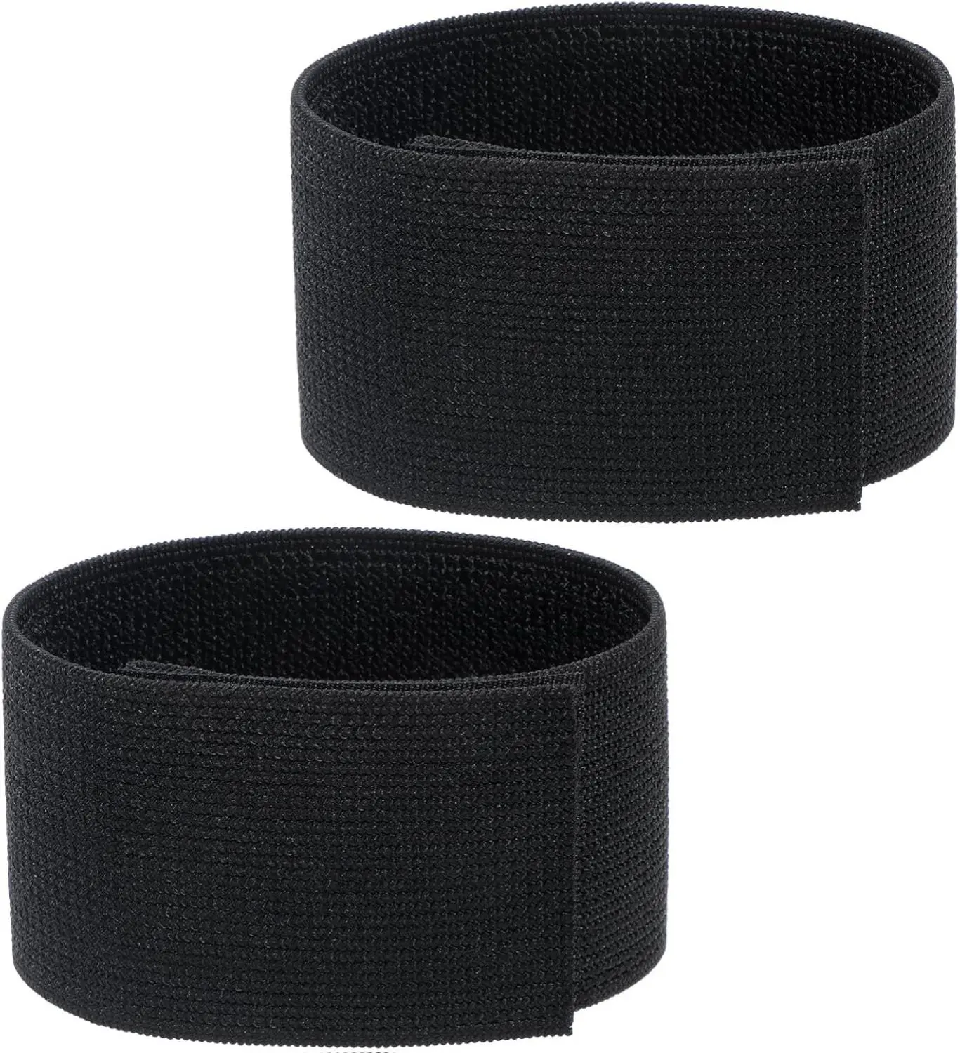 Black Boot Straps, 2 PCS Elastic Polyester Ankle Straps for Cowboy Boots Adjustable Boots Bands Self-adhesive Trousers Blouses Elastic Strap Band with Hook and Loop for Hiking Fishing Hunting