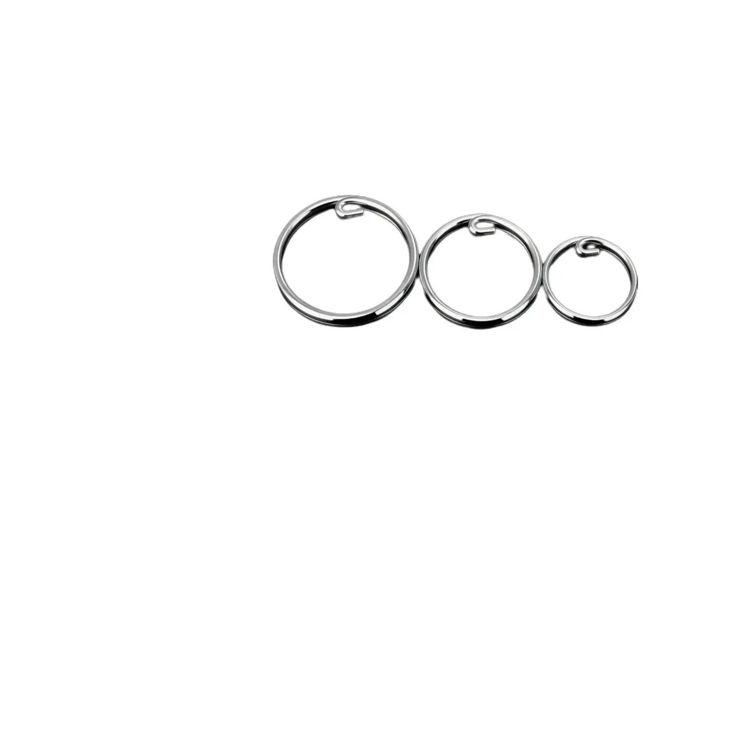 EZ Slide-On Key Ring -  3 Key Rings -  Variety Pack Cannot go wrong here !! YOU GET A SMALL, MEDIUM , AND A LARGE !