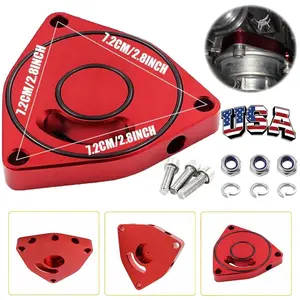 Turbo Blow Off Valve Plate Spacer for Honda Civic2015-2021, Billet BOV Adapter to Enhance Turbo Sound, Easy Bolt-On Replacement for Honda Civic Turbo