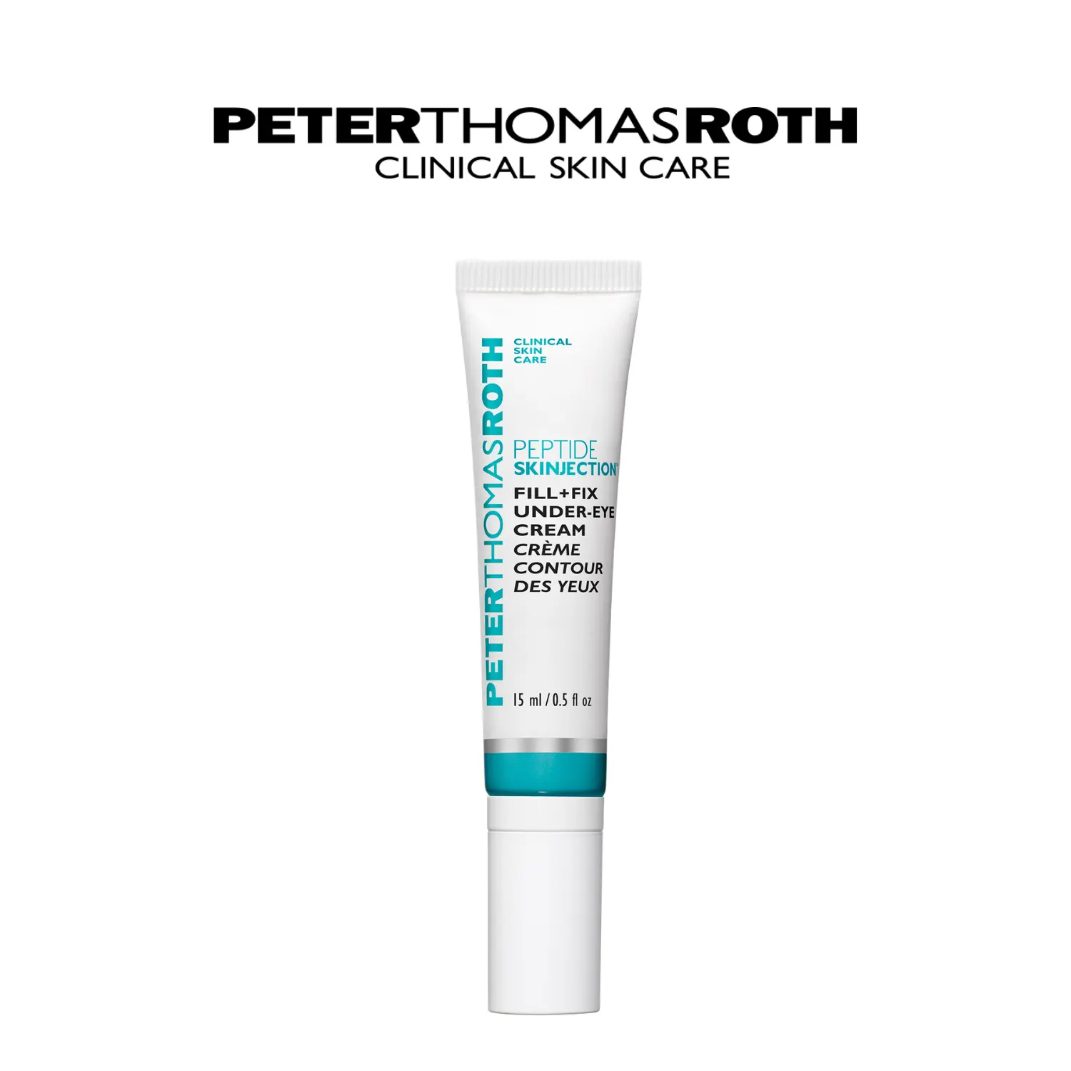 Peter Thomas Roth Peptide Skinjection Fill + Fix Under-Eye Cream, Brighten Under Eyes, Peptide Under-Eye Brightening Cream